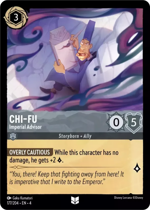 #177/204 Disney Lorcana - Ursula's Return: Chi-Fu - Imperial Advisor