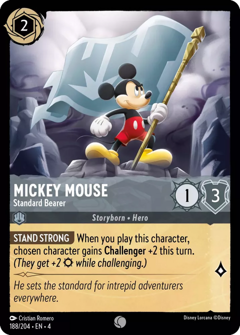 #188/204 Disney Lorcana - Ursula's Return: Mickey Mouse - Standard Bearer