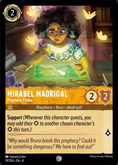 #019/204  Disney Lorcana - Ursula's Return: Mirabel Madrigal - Prophecy Finder