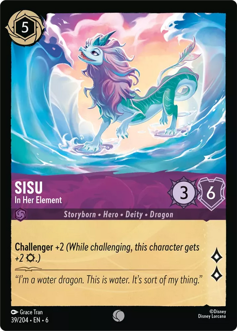 #039/204 Disney Lorcana - Azurite Sea: Sisu - In Her Element