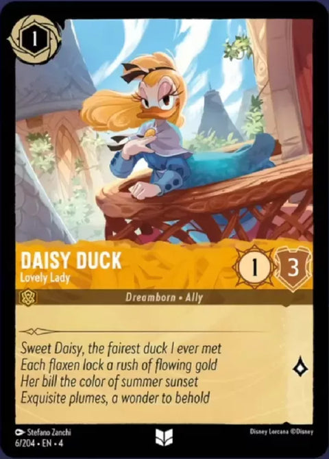 #006/204 Disney Lorcana - Ursula's Return: Daisy Duck - Lovely Lady